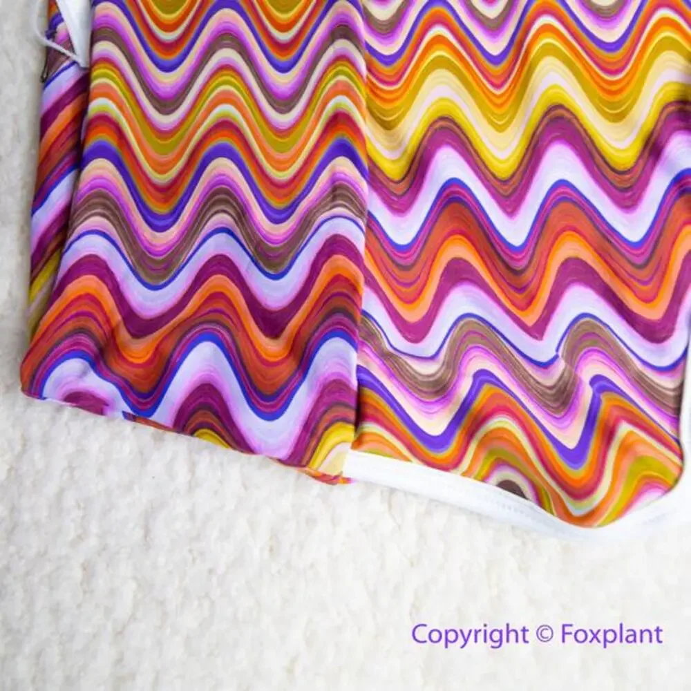 New! SALT GYPSY Free People bikini Bottoms in Soundwave print, size XS - Picture 8 of 12